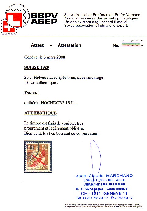 certificat